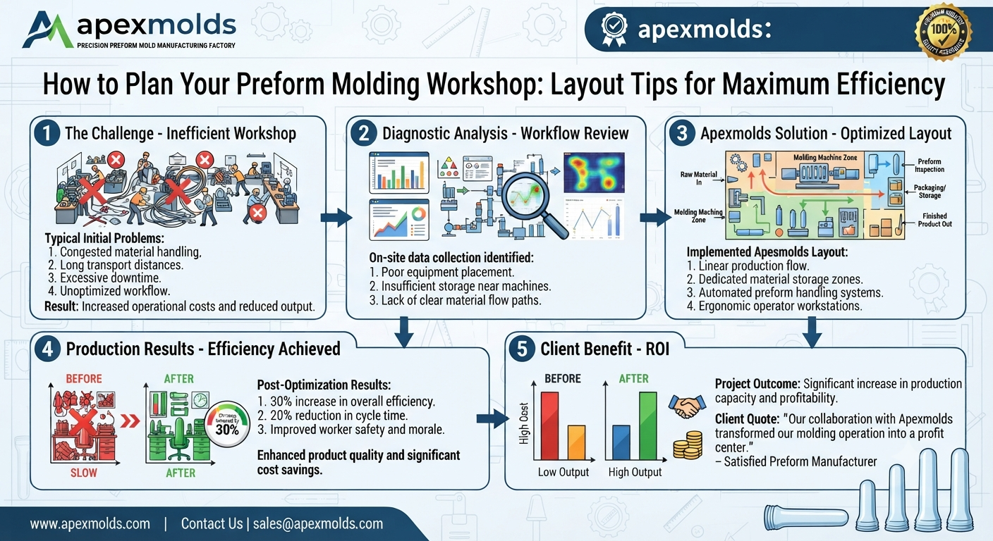 How to Plan Your Preform Molding Workshop: Layout Tips for Maximum Efficiency
