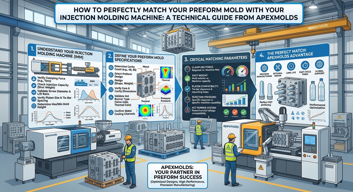 How to Perfectly Match Your Preform Mold with Your Injection Molding Machine